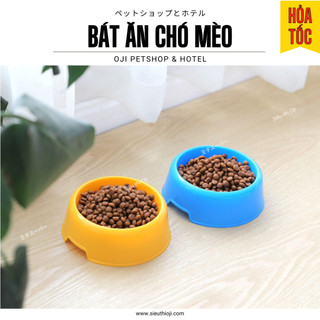 Bát ăn cho chó mèo bát nhựa đơn