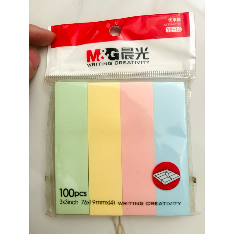 Giấy note xấp 100 tờ (76x19mm)