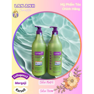 Bộ dầu gội Collagen x3 Morgarji 800ml của Karseell Phục hồi tóc siêu mượt không gây bết dính Dầu gội kiềm dầu hiệu quả