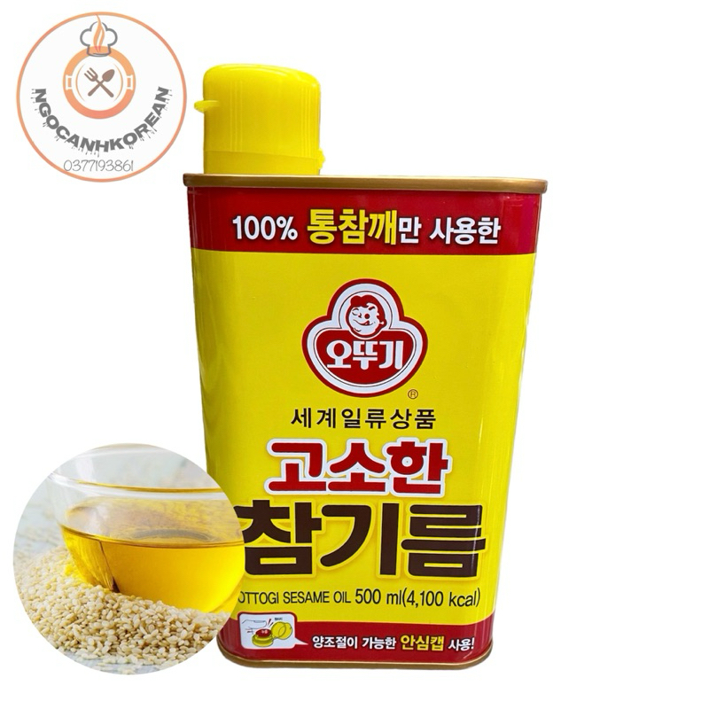 Dầu Mè Ottogi 500ml Hàn Quốc