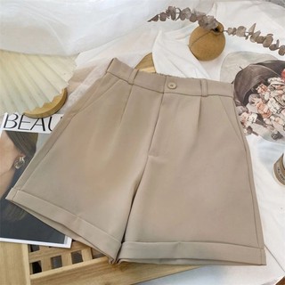 Quần Short Đùi Lưng Cao Chất Liệu kaKi dày dặn