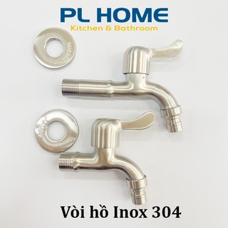 Vòi hồ, vòi nước inox 304 gắn tường