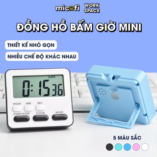[Kèm Pin] Đồng Hồ Bấm Giờ Automatik LED Điện Tử Mini Đếm Ngược Báo Thức Hẹn Giờ Học Tập Nấu Ăn