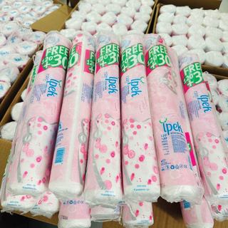 Combo 5 gói bông tẩy trang ipek 150 miếng thổ nhĩ kỳ chính hãng