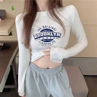 áo croptop bozip tay dài in chữ br trước xinh