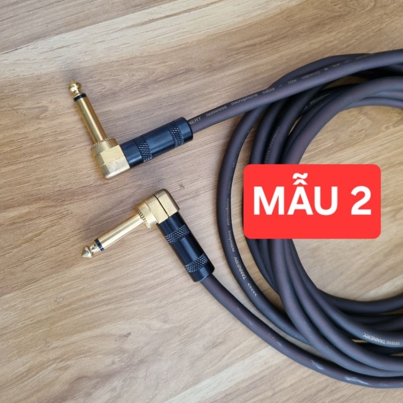 Dây Tín Hiệu Ý màu đỏ dài 5m jack liton mỹ thẳng cong