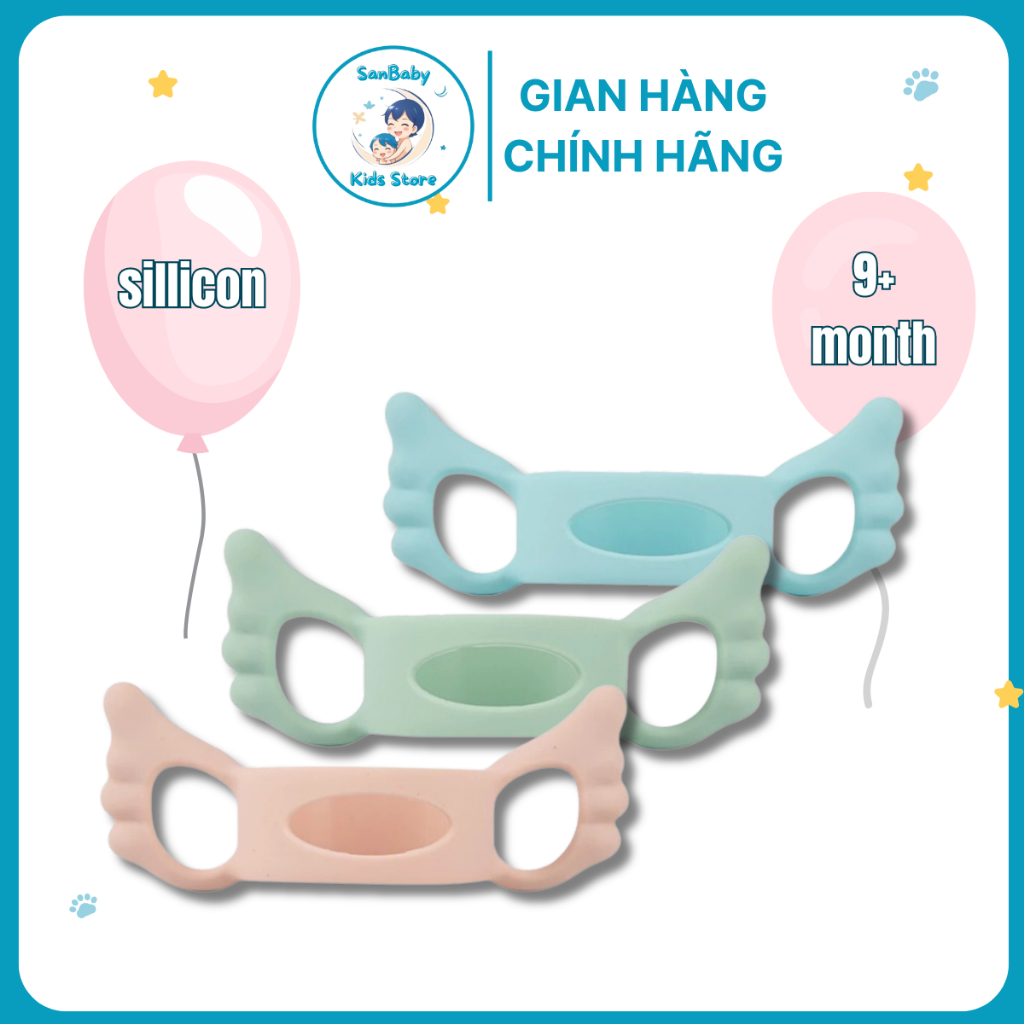 Tay Cầm Bình Sữa Phù Hợp Với Nhiều Loại Bình Avent, Moyuum, Hegen Chất Liệu Silicon An Toàn Cho Bé