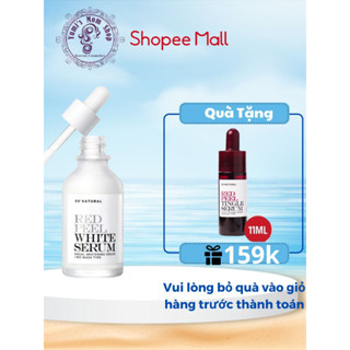 Combo tinh chất dưỡng trắng, ức chế nám So Natural Red Peel White Serum 35ml + red peel 11ml