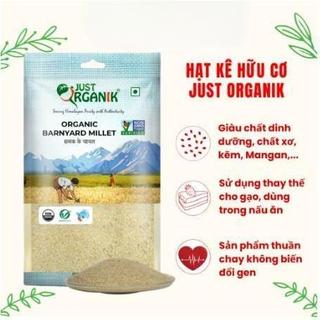 Hạt kê hữu cơ just organic 500g nhập khẩu ấn độ