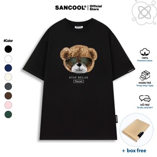  Áo Thun Local Brand Sancool Unisex Premium Cotton Teddy Bear Cool - SC036 New item 