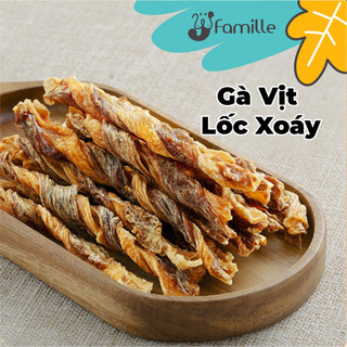 [ 80GR-NGON GẤP 2 LẦN]Gà vịt lốc xoáy giàu đạm, thanh mát, bổ sung Vitamin. JF171