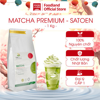 Trà Matcha Premium Satoen vụ Xuân 1KG Foodland
