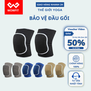 Băng gối thể thao WOWFIT bảo vệ đầu gối, đệm gối tập Yoga, bọc gối thể thao có đệm đầu gối chơi bóng chuyền