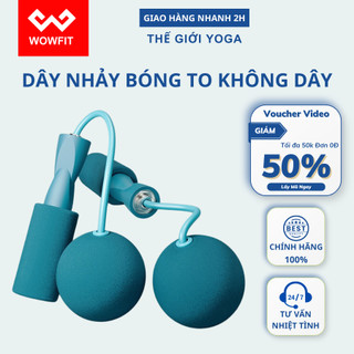 Dây nhảy bóng to WOWFIT không dây, nhảy dây giảm cân