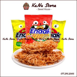 Hộp 24 gói mì snack Enaak không chiên Indonesia