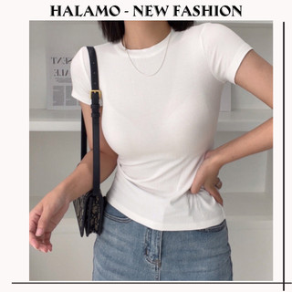 Áo thun baby tee đơn giản , basic tee form ôm , baby tee body ac03