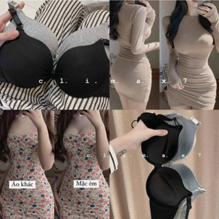 Áo Ngực Nữ Có Gọng Độn Ngực Hình Nơ Xinh , Chất Vải Co Dãn Cao Cấp Siêu Hot   [ G202 ]