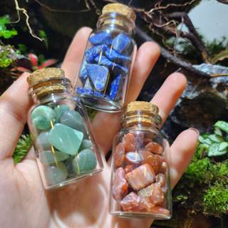 [40gr] Hũ thủy tinh đá Thanh Tẩy Bói Bài Tarot Thu Hút Năng Lượng Tài Lộc May Mắn Hanh Thông Mọi Việc Ngủ Ngon