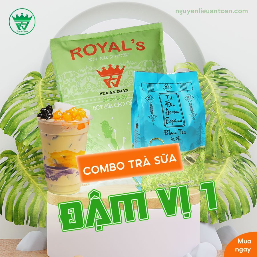 COMBO Trà Sữa Truyền Thống (Trà Đen Assam Espresso + Bột Sữa)