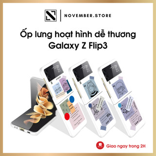 Ốp lưng cho Samsung Galaxy Z Flip 3 / Galaxy Z Flip3 / Galaxy ZFlip3 hoạt hình dễ thương