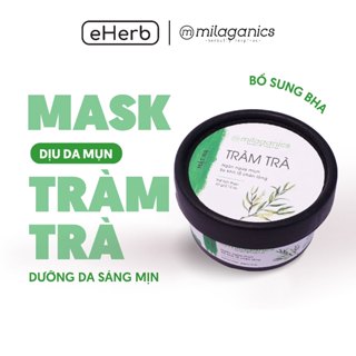 Mặt nạ đất sét tinh dầu tràm trà ngừa mụn & làm khô vết nhân mụn MILAGANICS 60g (hũ)