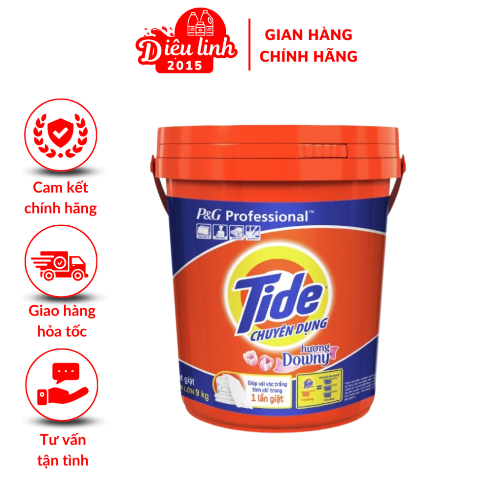 Bột Giặt Tide Hương Downy Thùng 9kg