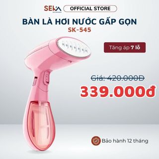 Bàn là hơi nước cầm tay Seka K545 công suất 1500W, bàn ủi hơi nước mini gấp gọn tiện lợi mang đi du lịch