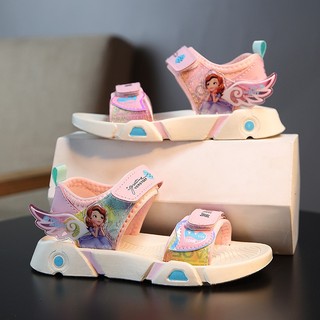  Dép Sandal Bé Gái Đi Học Da Mềm Hàng Quảng Châu Cao Cấp Dép Công Chúa Elsa Dép Quai Hậu Bé Gái,Dép Xăng Đan Trẻ Em Gái 
