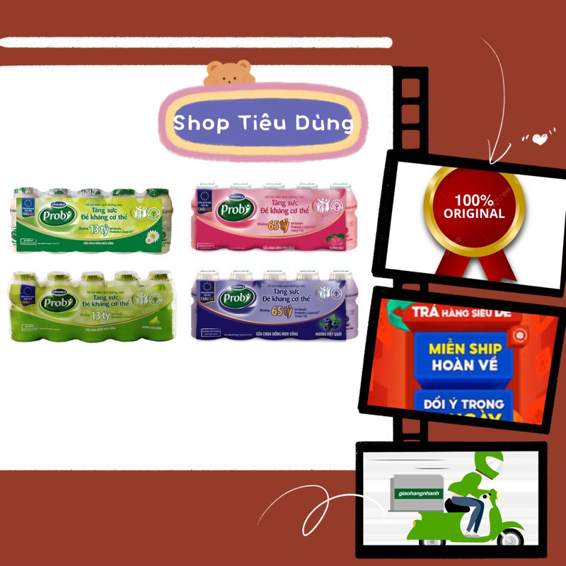 Sữa Chua Probi Công Nghệ Lên Men Châu Âu Lốc 5hộp X 65G