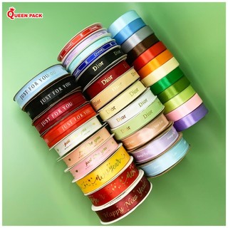 Sỉ cuộn ruy băng lụa bản 2cm và 2.5cm, 22m/45m nhiều màu sắc dùng gói quà, buộc hộp bánh sinh nhật