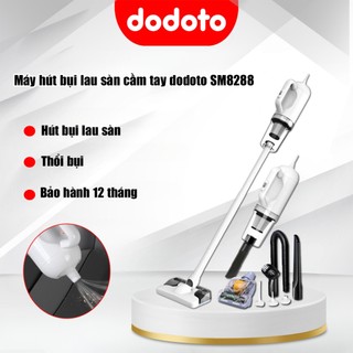 Máy hút bụi cầm tay dodoto SM8288, hút thổi bụi và lau sàn không dây bảo hành 12 tháng