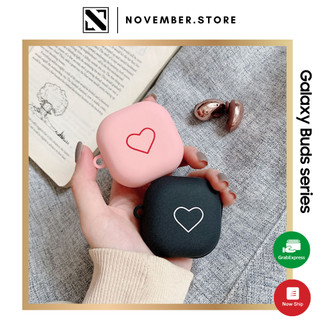 Ốp case cho Galaxy Buds2 Pro / Buds 2 / Buds FE / Buds Pro / Buds Live hình trái tim - Tặng kèm móc treo