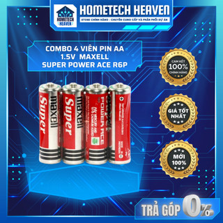 ☑️ thùng pin tiểu aa 1.5v maxell super r6p 4p - hàng chính hãng