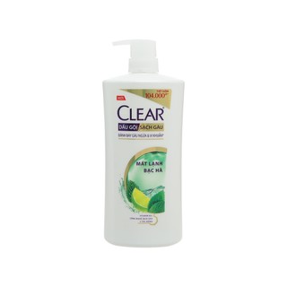Dầu gội sạch gàu Clear mát lạnh bạc hà 880g