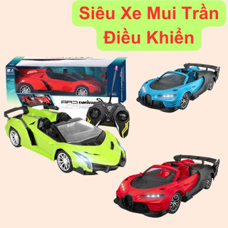 Xe mui trần điều khiển từ xa ô tô điều khiển từ xa ô tô mui trần nhiều màu sắc thiết kế hiện đại chạy siêu tốc
