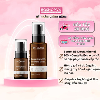 Tinh Chất B5 DrCeutics Dexpanthenol 10% + Centella Extract + HA - Serum Dưỡng Ẩm, Phục Hồi Da
