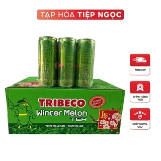 Thùng 24 lon trà bí đao Tribeco 320ml