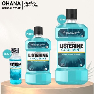 Nước Súc Miệng Listerine Ngừa Sâu Răng, Hơi Thở Thơm Mát Listerine Coolmint