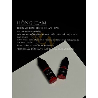 Lê na ruby ] son môi hồng cam màu xử lý khử thâm môi