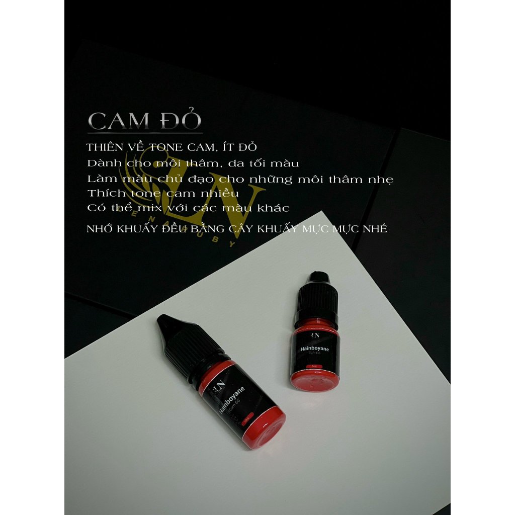 LÊ NA RUBY ] SON MÔI CAM ĐỎ chủ đạo