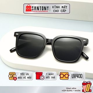Kính Mát Vuông Nam Nữ SANTONY Nhựa TR90 Cao Cấp Chống UV400