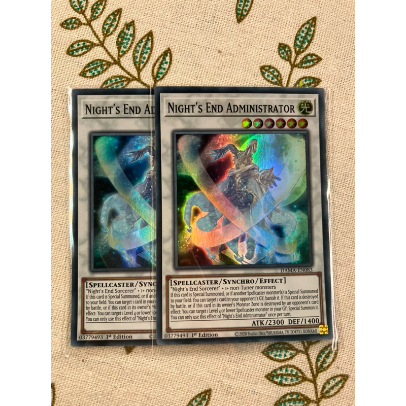 [LiLy_Yugioh] Lá bài Night's End Administrator - DAMA-EN083 - Super Rare 1st Edition