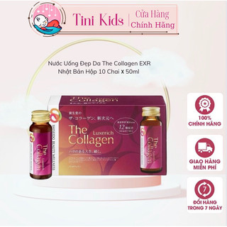 Nước uống collagen the collagen exr shiseido hộp 10 chai x 50ml nhật bản date 2024