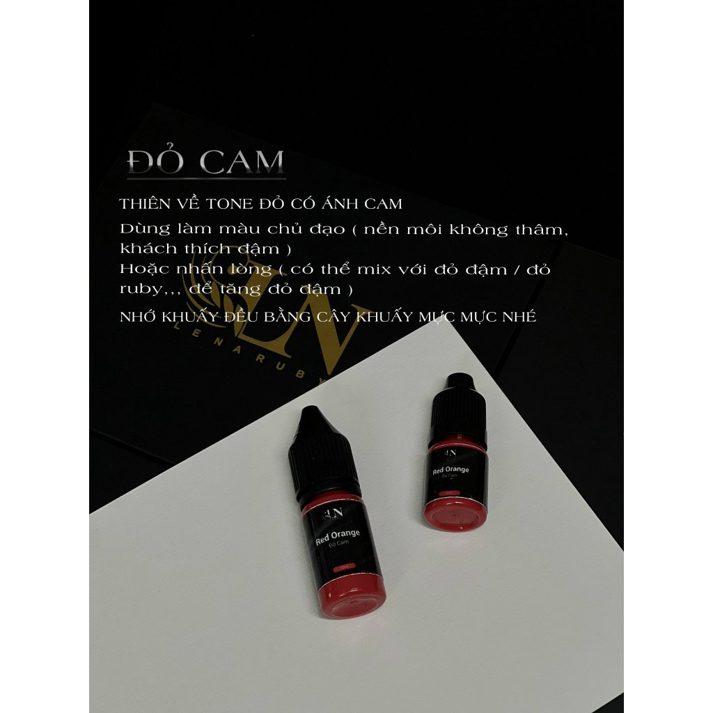 LÊ NA RUBY ] SON MÔI ĐỎ CAM chủ đạo nhấn lòng