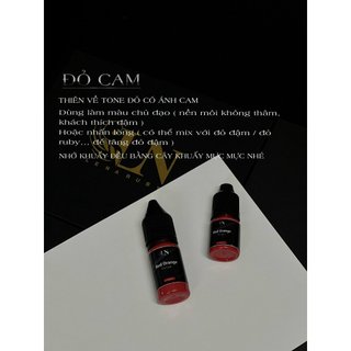 Lê na ruby ] son môi đỏ cam chủ đạo nhấn lòng