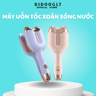 Máy làm tóc, máy uốn tóc xoăn sóng nước Hippie size 33mm, chất liệu gốm sứ bảo vệ tóc chống bỏng tay - didooglt