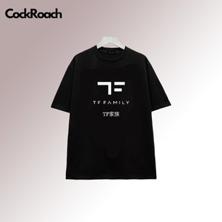 Áo thun đen TF family, áo thun TF gia tộc. Chu Chí Hâm , Tả Hàng, Trương Cực full size unisex.