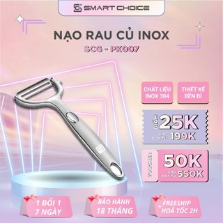 Nạo rau củ quả smartchoice inox 304, dao bào gọt nạo rau củ inox không gỉ scg-pk007