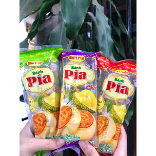 Bánh Pía Mini 1 bịch 5 cái đậu sầu riêng, môn sầu riêng , lá dứa sầu riêng