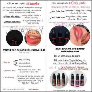 LÊ NA RUBY ] SON MÔI ĐỎ ĐẬM chủ đạo nhấn lòng